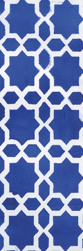 Smith Haynes, BLUE CHAINED CIRCLES III (MUSTER)