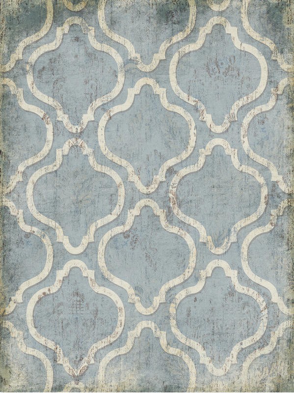 Jace Grey, ANTIQUE REVERSE BLUE WALL I (MUSTER)