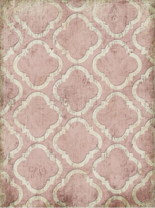 Jace Grey, ANTIQUE REVERSE ROSE WALL I (MUSTER)