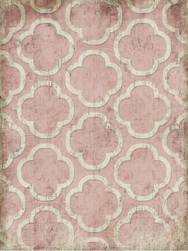 Jace Grey, ANTIQUE REVERSE ROSE WALL II (MUSTER)