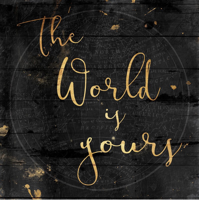 Jace Grey, ON THE WORLD I (TYPOGRAFIE)