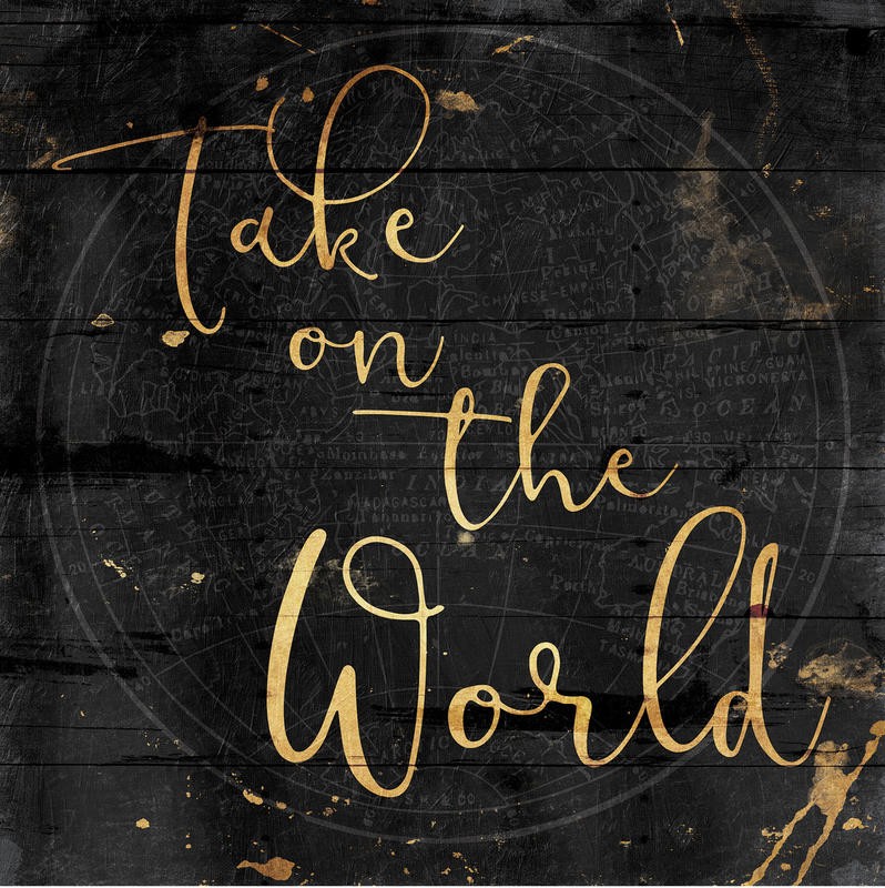 Jace Grey, ON THE WORLD II (TYPOGRAFIE)