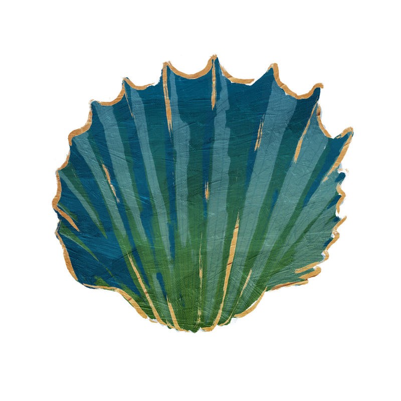 Jace Grey, TEAL GOLD TRIM II (MARITIM)