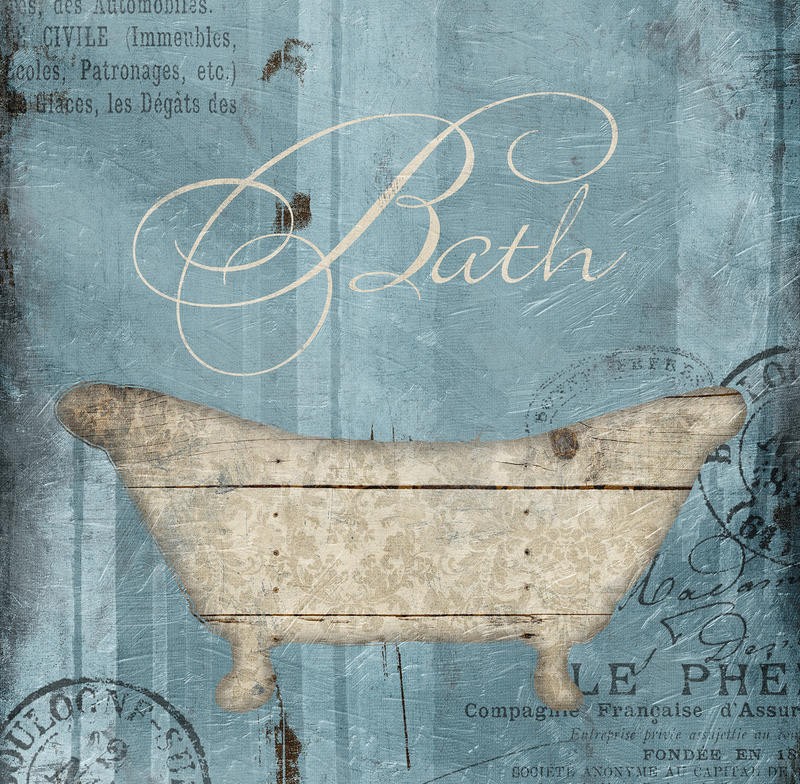 Jace Grey, BATHROOM GREY BLUES I (BAD)