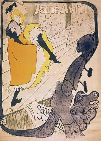 Henri de Toulouse-Lautrec, Lithographie Jane Avril. 1893. (Toulouse-Lautrec,Henri de,1864-1901,Christie's Images Ltd,Tanz,Jane Avril,Theater,Toulouse-Lautrec, Henri de 1864-1901,Henri de Toulouse-Lautrec,19. Jahrhundert,Frankreich,französisch,Paris,Lithographie,Jane Avril,Moulin Rouge,Montmartre,Tanz,Tänzerin,Büh)