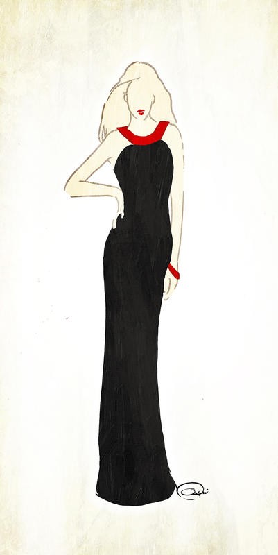 Onrei, LONG BLACK DRESS I (MODE)