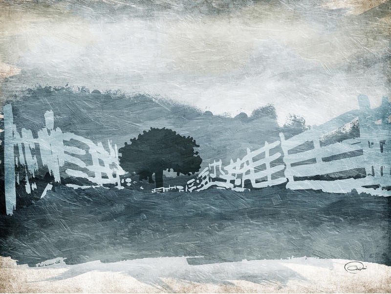 Onrei, LIGHT BLUE I (LANDSCHAFT)