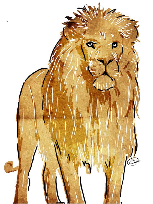 Onrei, GOLDEN BLACK LION (TIERE)