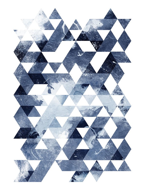 Onrei, BLUE TRIANGLES II (MUSTER)