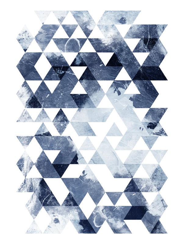 Onrei, BLUE TRIANGLES I (MUSTER)