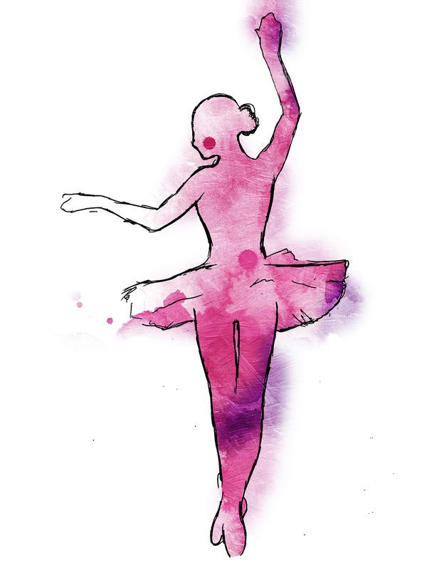 Onrei, INNER BALLERINA PURPLE I (MENSCHEN)