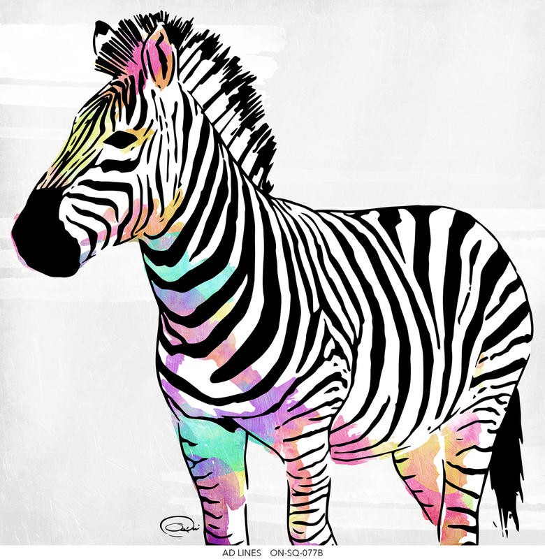 Onrei, MULTICOLORED ZEBRA I (TIERE)