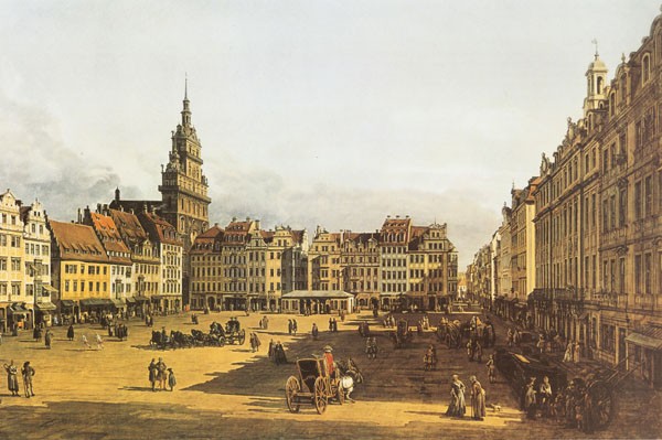 Canaletto, DRESDEN, ALTMARKT (STÄDTE)