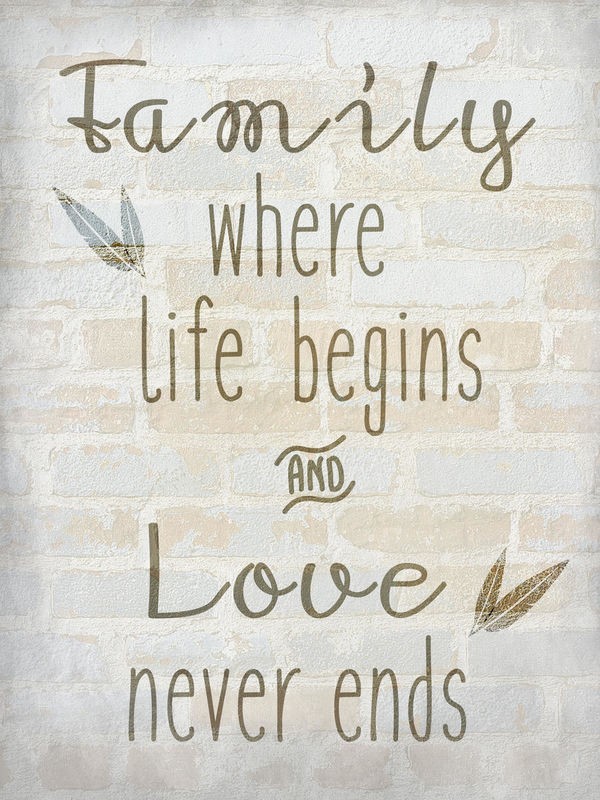 Kimberly Allen, Family Time 5 (Motivation, Inspiration,  Familie, Leben,Liebe, Typografie, Schrift, Grafik, Blätter, Wohnzimmer, Treppenhaus,  Wunschgröße, beige/grau)