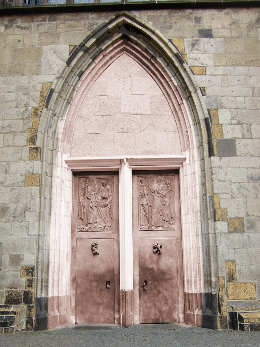 Sheldon Lewis, Toned (Architektur, Tor, Pforte, Portal, historisch, Wohnzimmer, Treppenhaus, Schlafzimmer, Wunschgröße, Fotokunst, bunt)