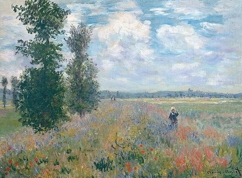 Claude Monet, Mohnfeld nahe Argenteuil. 1875. (Monet,Claude,1840-1926,New York,Museum of Modern Art,Öl auf Leinwand,19. Jahrhundert,Impressionismus,französischer,The Walter H. and Leonore Annenberg Collection,Gift of Walter H. and Leonore Annenberg,2001,Bequest of Walter H. Annenberg,2002,claude monet)