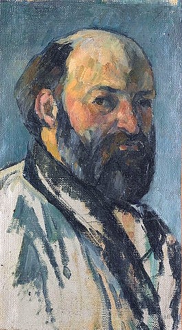 Paul Cézanne, Selbstbildnis. Um 1877-80 (Cézanne,Paul,1839-1906,Paris,Musée d'Orsay,Öl auf Leinwand,19. Jahrhundert,Portrait,Post-Impressionismus,Selbstportrait,Cézanne, Paul,Brustbild,Maler,Mann,Bart)