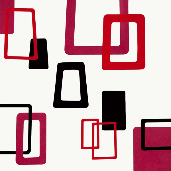 Design Show, THE SWINGING SIXTIES I (Retro, Vintage, Grafik, Ornamente, Tapetenmuster, geometrische Formen, dekorativ, Sechziger Jahre, Wohnzimmer, Treppenhaus, Jugendzimmer, Wunschgröße, bunt)