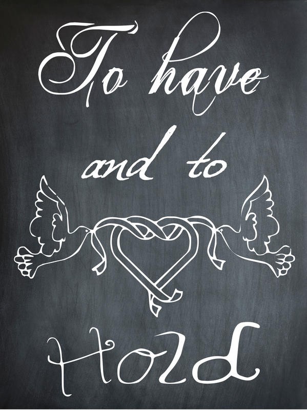 Sheldon Lewis, ALWAYS AND FOREVER III (Liebe, Valentinstag, Tafel, Herz, Tauben, Kalligrafie, Inspiration, Treppenhaus, Schlafzimmer, Grafik, Wunschgröße, schwarz/weiß)