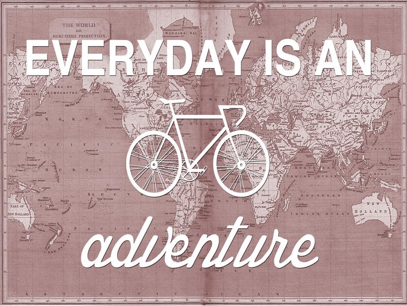Victoria Brown, MAP TRAVEL (Lebensphilosophie, Reisen, Abenteuer, Leben,  Weltkarte, Fahrrad, Motivation, Inspiration, Kalligrafie,  Wunschgröße, Treppenhaus, Jugendzimmer, grau/rosa)