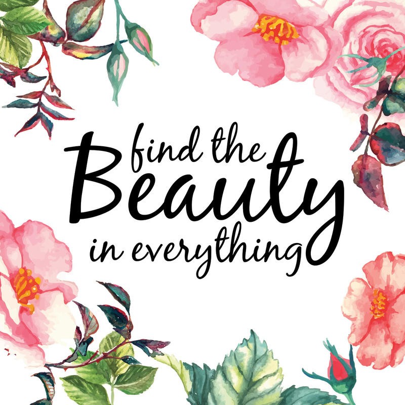 Victoria Brown, WONDERFUL AND BEAUTY II (Inspiration, Motivation, Blumen, Rosen, Schönheit, positiv, Kalligrafie, Panele, Treppenhaus, Jugendzimmer, Wohnzimmer, Wunschgröße, Grafik,)