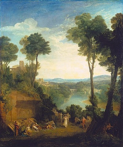 Joseph Mallord William Turner, Merkurius und Herse. (Turner,Joseph Mallord William,1775-1851,Christie's Images Ltd,Italien,Merkur,Mythologie,Turner, Joseph Mallord William 1775-1851)