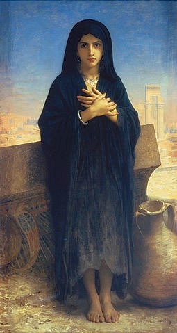 William Adolphe Bouguereau, Junges Fellachenmädchen. 1876. (Christie's Images Ltd,Bouguereau,William Adolphe,1825-1905,Arabien,Kind,Bouguereau, William Adolphe 1825-1905 mädchen)