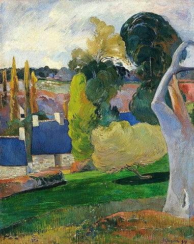 Paul Gauguin, Bauernhof in der Bretagne. 1894. (Gauguin,Paul,Christie's Images Ltd,1848-1903,Frankreich,Gauguin, Paul 1848-1903)