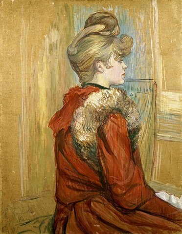 Henri de Toulouse-Lautrec, Jeanne Fontaine. 1891 (Toulouse-Lautrec,Henri de,1864-1901,Christie's Images Ltd,Karton,Frauen, Junge,Frauen,Haar,Toulouse-Lautrec, Henri de 1864-1901,Frisur)