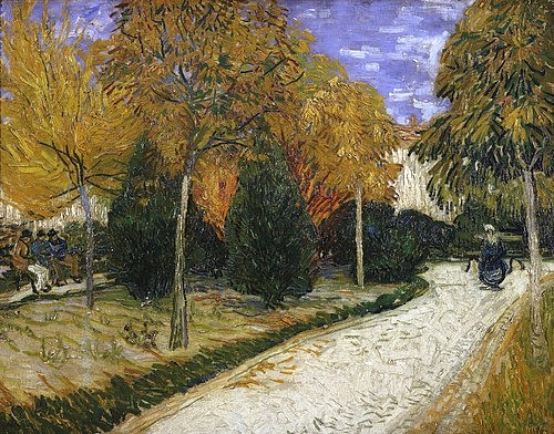 Vincent van Gogh, Der Jardin Public. Arles, Oktober 1888. (Gogh,Vincent van,1853-1890,Christie's Images Ltd,Öl auf Leinwand,Gärten,Herbst,Gogh, Vincent van 1853-1890)