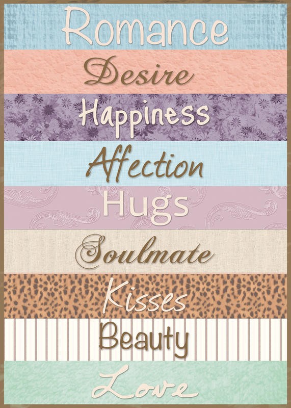 Lauren Gibbons, ROMANCE PATTERN (Motivation, Inspiration, Lebensweisheiten, Sprüche, Typografie, Treppenhaus, Jugendzimmer, Grafik, Wunschgröße, bunt)