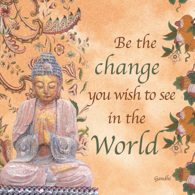 Marilu Windvand, BE THE CHANGE II (BUDDHA)