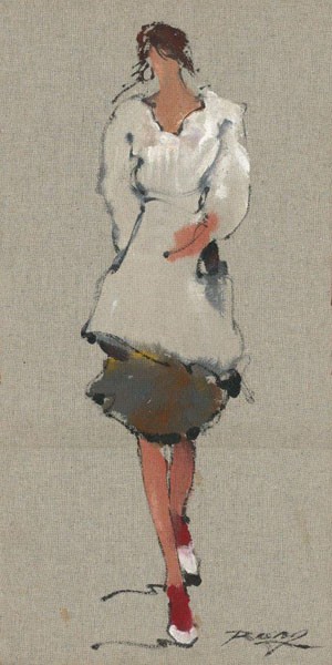 Shenli, BERNICE (Frau, Modell, Figur, Mode, modern, zeitgenössisch, Wunschgröße, Wohnzimmer, Treppenhaus,)