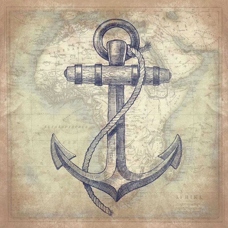 Jace Grey, NAUTICAL BEIGE ANCHOR (MARITIM)