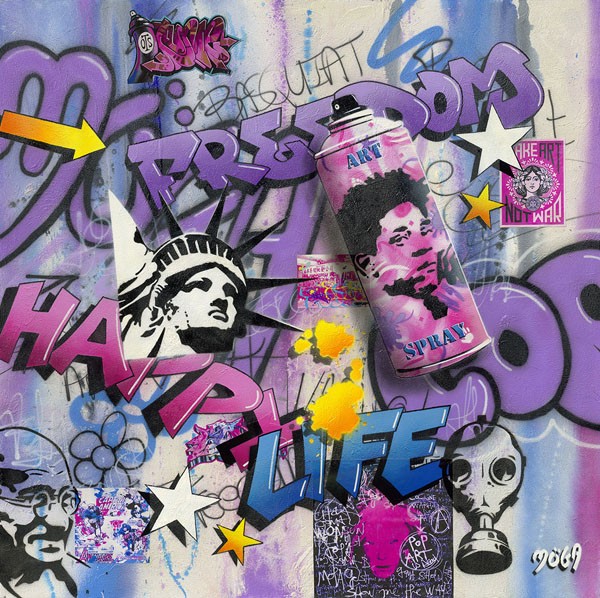 Möga, POP GRAFFITY (Graffity, Sprayer, Pop, Comic, explosiv, modern, grell, Wild, Spraydose, Typographie, Wandmalerei, Wunschgröße, Jugendzimmer, bunt)