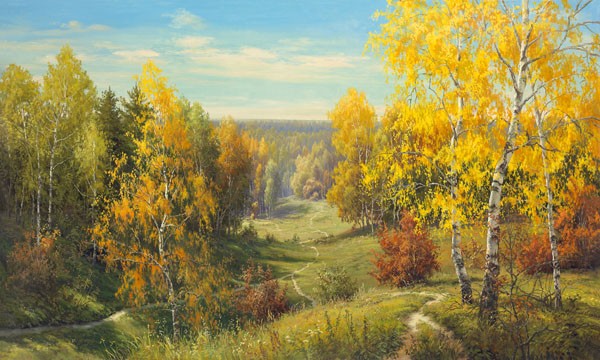 Igor Priscepa, AUTUMN WAY II (LANDSCHAFT NOSTALGIE)