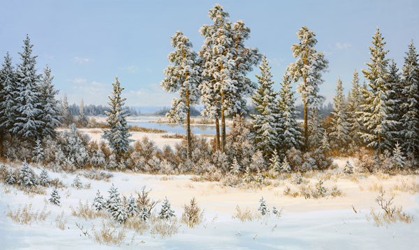 Slava, WINTER IN WEIßRUSSLAND (LANDSCHAFT)