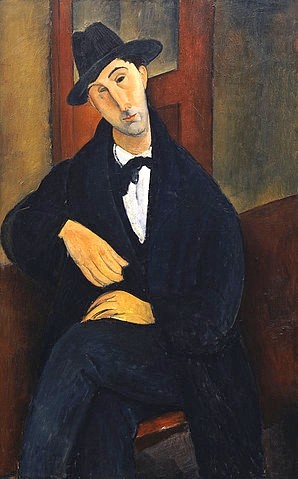 Amadeo Modigliani, Bildnis Mario Varvogli. (Modigliani,Amadeo,Christie's Images Ltd,1884-1920,)