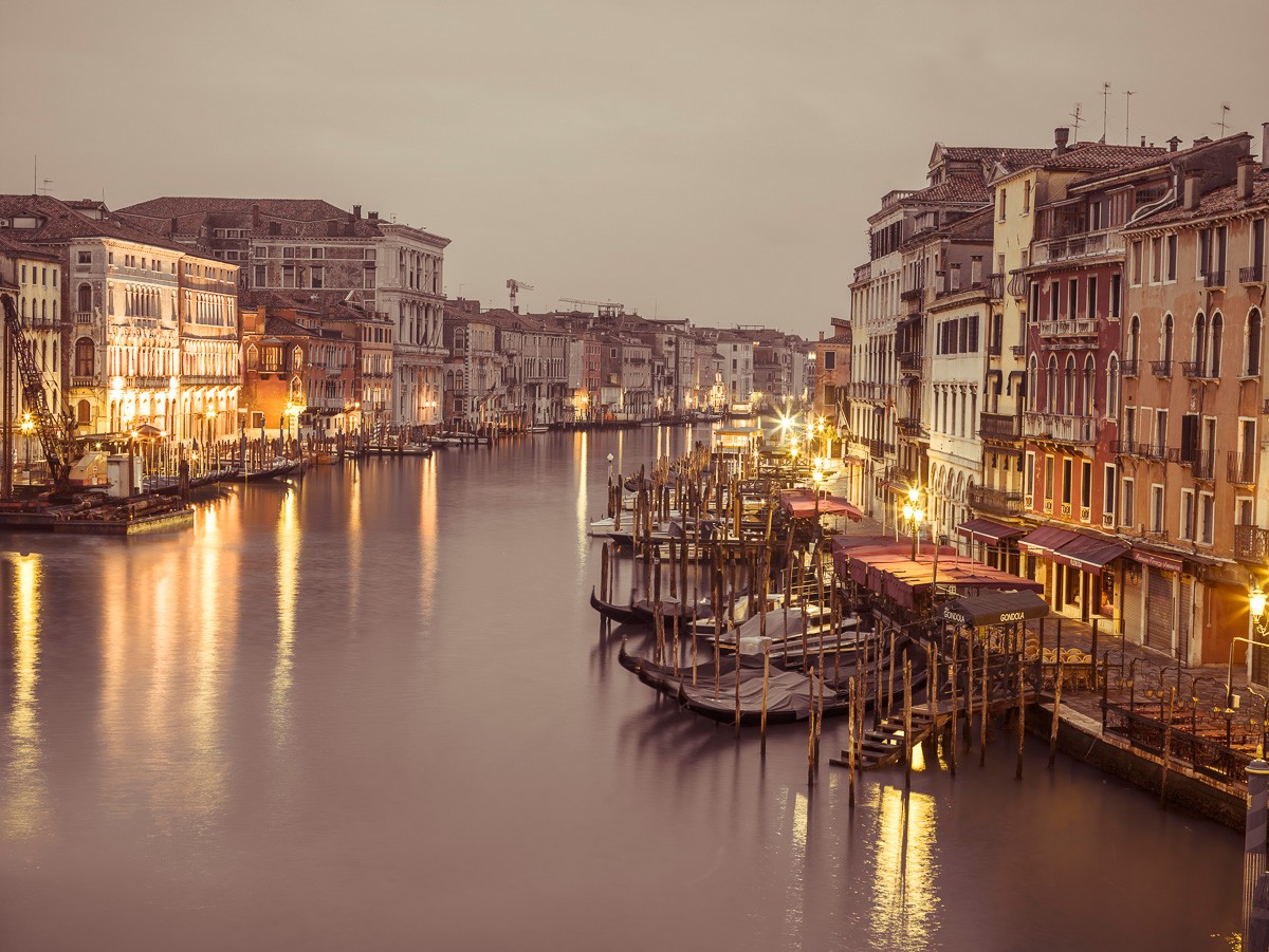 Konfiguration benutzen (Venedig, Städte, Italien, Canal Grande, Paläste, Architektur, Abendstimmung, Dämmerung, Idylle, Photokunst, Wunschgröße, Wohnzimmer,)