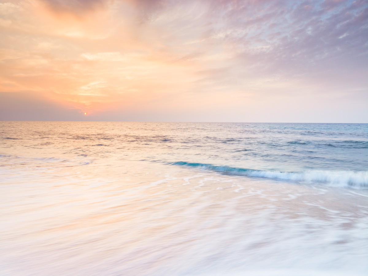 Konfiguration benutzen (Strand, Meer, Sand, Sonnenuntergang, Meeresbrise, Horizont, Wunschgröße, Fotokunst, Wohnzimmer, Badezimmer, Treppenhaus, bunt)