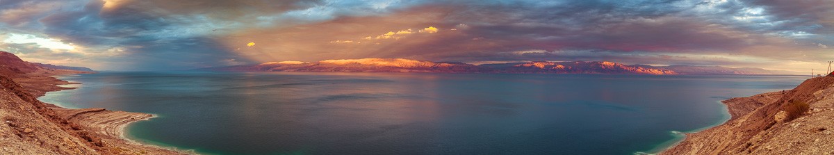 Konfiguration benutzen (Strand, Sand, Totes Meer, Wolken, Israel, Sonnenuntergang, Horizont, Wunschgröße, Fotokunst, Wohnzimmer, Badezimmer, Treppenhaus, bunt)