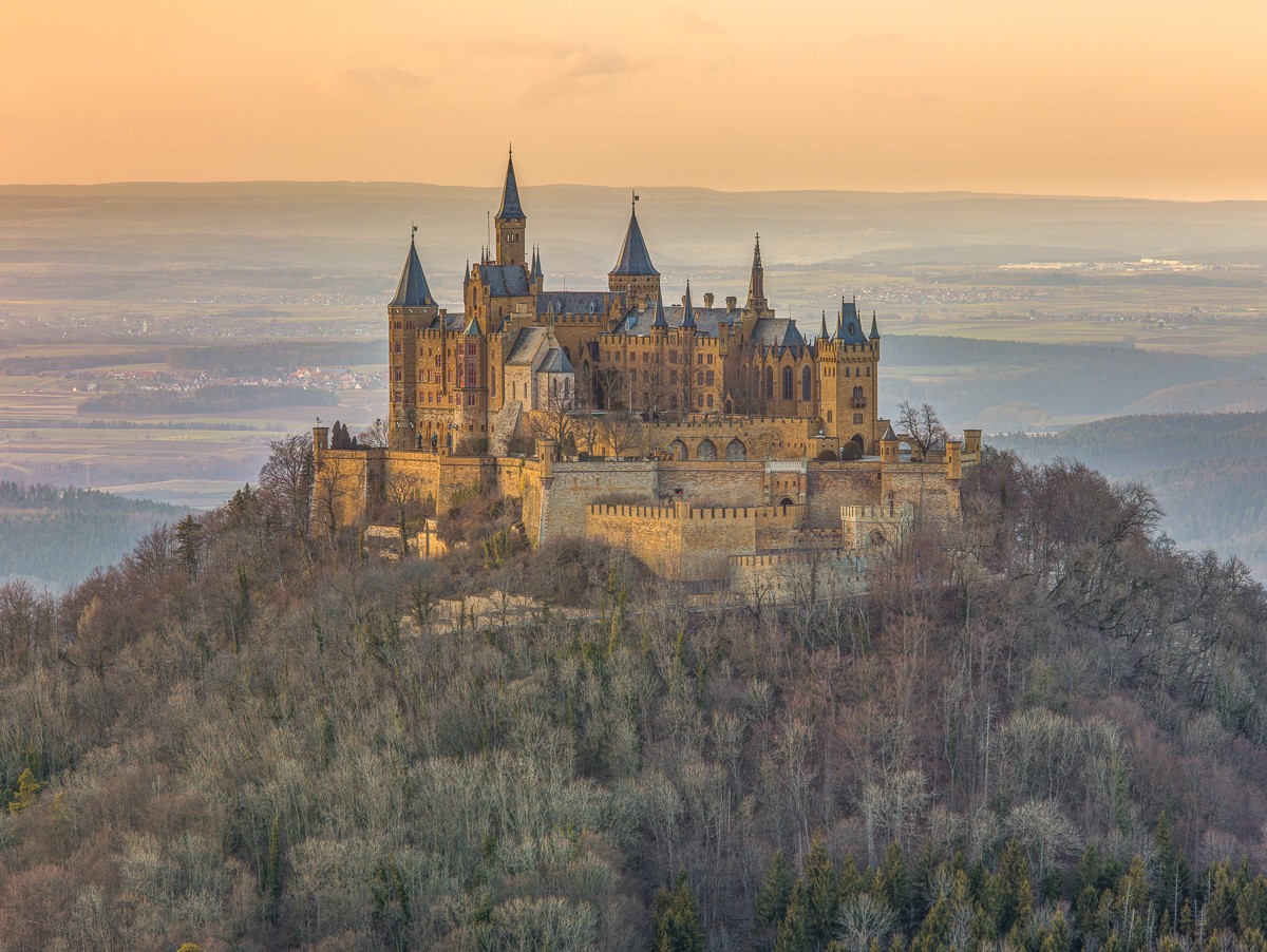 Konfiguration benutzen (Burg, Burgberg, Architektur, historisch, Deutschland, Landschaft, Horizont, Wunschgröße, Fotokunst, Wohnzimmer, Treppenhaus, bunt)