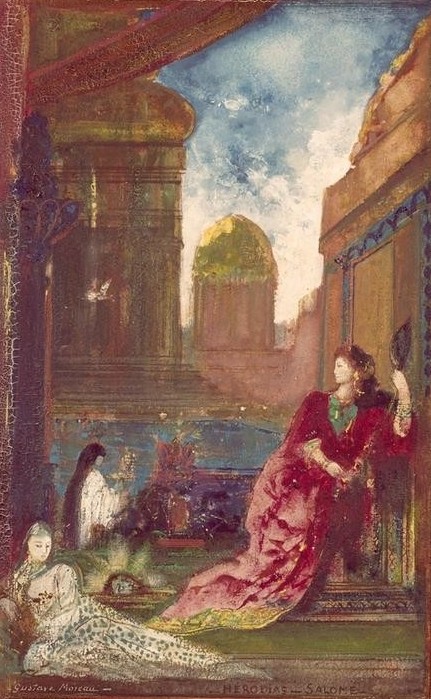 Gustave Moreau, Herodias und Salome (Christentum,Frau,Kunst,Religion,Symbolismus,Orientalismus,Neues Testament,Bibel,Mutter,Tochter,Mutter Und Tochter,Französische Kunst)