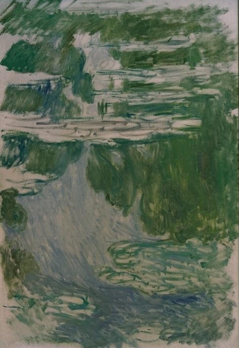 Claude Monet, Nymphéas étude (Botanik,Kunst,Maler (Künstler),Impressionismus,See,Seerose,Studie,Französische Kunst,Ziergarten,Zierteich,Gartenteich,Person,Garten)
