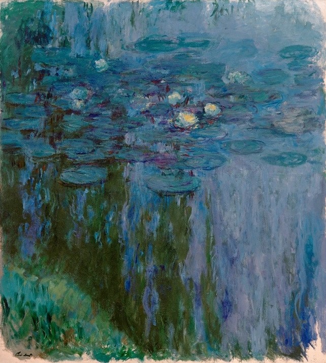 Claude Monet, Nymphéas (Botanik,Garten Und Park,Kunst,Landschaft,Impressionismus,See,Seerose,Französische Kunst,Zierteich,Gartenteich,Garten)