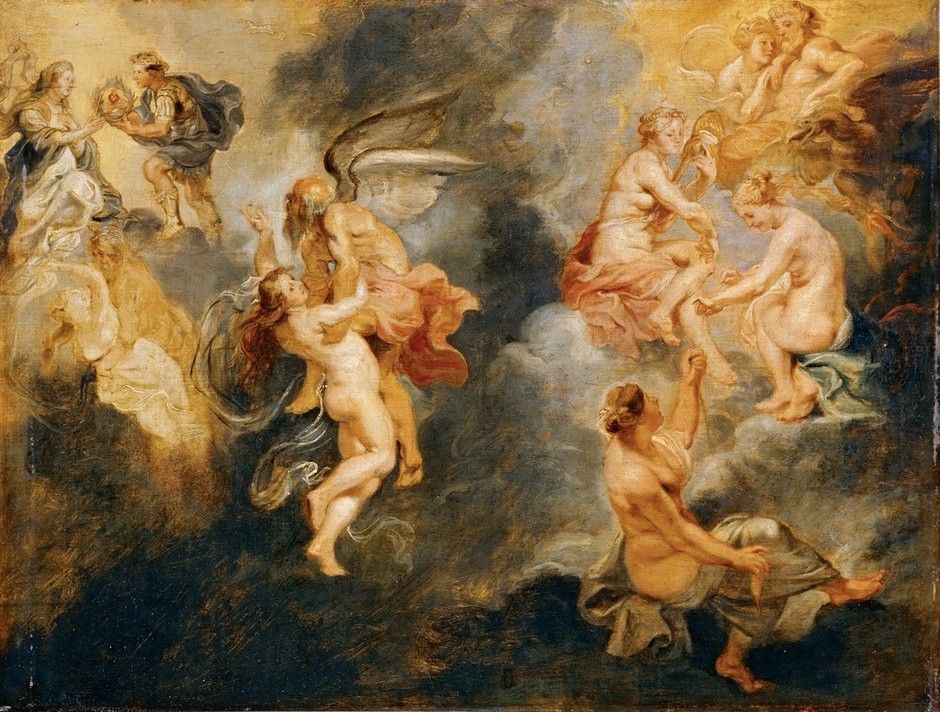 Peter Paul Rubens, Les trois parques filant la destinee de Marie Medicis (Akt)