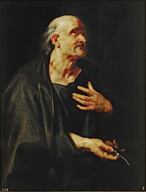 Peter Paul Rubens, Saint Bartholomew (Religion,Portrait,Ritual)