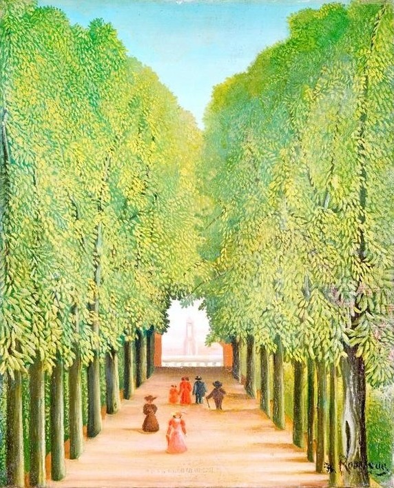 Henri Rousseau, Alleyway in the Park of Saint-Cloud (Park)
