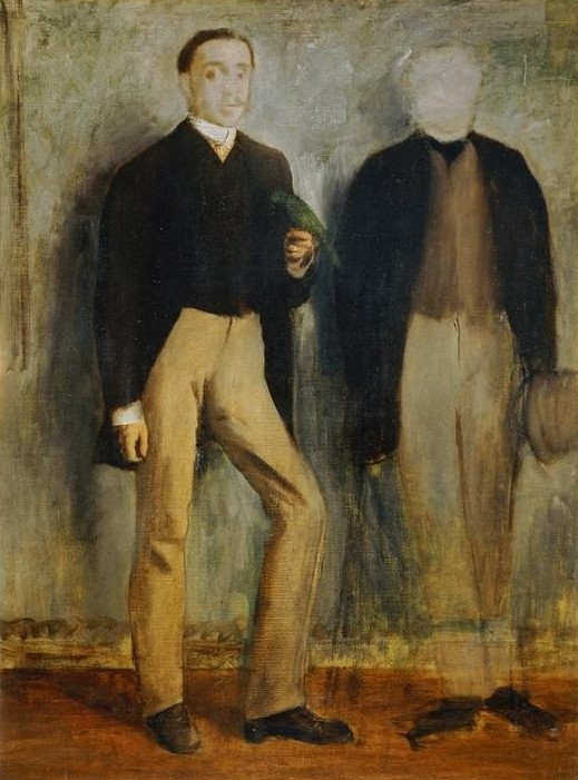 Edgar Degas, (Portrait)