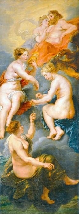 Peter Paul Rubens, Les Parques filant le destin de la reine Marie de Médicis (Adler)